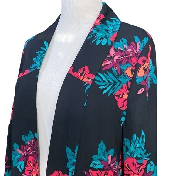 GNW Open Front Softshell Blazer Floral Great Northwest - Picture 2 of 9